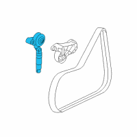 OEM Saturn Ion Serpentine Tensioner Diagram - 12583180