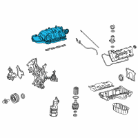 OEM 2014 Lexus LX570 MANIFOLD ASSY, INTAK Diagram - 17120-38033