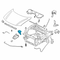 OEM 2003 Chevrolet Venture Lock Diagram - 10319846