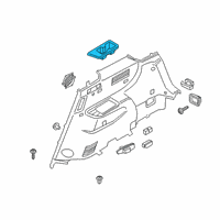 OEM 2022 Hyundai Palisade Tray-Lugg Side, LH Diagram - 85737-S8000-NNB