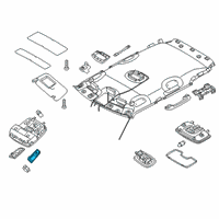 OEM 2021 Kia Niro EV Shade Assembly-Map LH Diagram - 92805D9000HGC