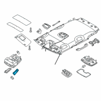 OEM 2018 Kia Niro Shade Assembly-Map LH Diagram - 92805D9000HGC