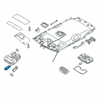 OEM 2022 Kia Niro Shade Assembly-Map RH Diagram - 92806D9000HGC