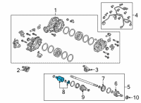 OEM Acura TLX SET INBOARD JOINT Diagram - 42320-TJB-305