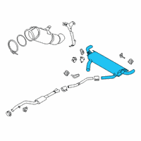 OEM 2022 BMW X5 Rear Muffler With Exhaust Fl Diagram - 18-30-7-935-439