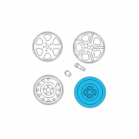 OEM 2013 Hyundai Sonata Spare Tire Diagram - 52910-0A910