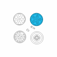 OEM Hyundai Sonata Aluminium Wheel Assembly Diagram - 52910-3K330