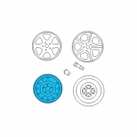 OEM 2006 Hyundai Sonata Wheels Rims Set Diagram - 52910-0A110