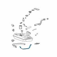 OEM Hyundai Accent Band Assembly-Fuel Tank Diagram - 31210-25500