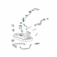 OEM 2005 Hyundai Accent Fuel Pump Diagram - 3112325700