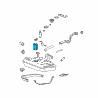 OEM 2001 Hyundai Accent Cup Assembly-Reservoir Diagram - 31114-25000