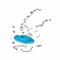 OEM 2003 Hyundai Accent Tank Assembly-Fuel Diagram - 31150-25700