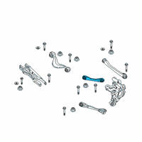 OEM 2022 BMW X7 Guiding Suspens. Link W Rubb Diagram - 33-30-6-878-018