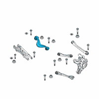 OEM 2020 BMW X7 Control Arm With Rubber Bush Diagram - 33-30-6-878-022