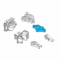 OEM Jeep Renegade Support-Engine Diagram - 68247526AA