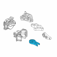 OEM 2015 Jeep Renegade Support-Engine Diagram - 68254474AA