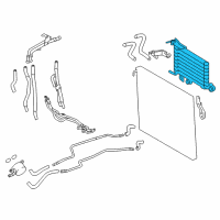 OEM 2022 Lexus GX460 Cooler Assy, Oil Diagram - 32910-60171