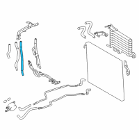 OEM 2020 Lexus GX460 Hose, Transmission Oil Cooler Diagram - 32943-35040