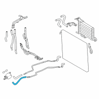 OEM 2018 Lexus GX460 Hose, Transmission Oil Cooler Diagram - 32943-60410