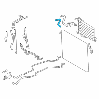 OEM 2020 Lexus GX460 Hose, Transmission Oil Cooler Diagram - 32943-60610