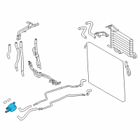 OEM 2018 Lexus GX460 Cooler, Transmission Diagram - 33493-34030