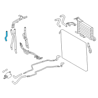 OEM 2022 Lexus GX460 Hose, Transmission Oil Cooler Diagram - 32943-35060