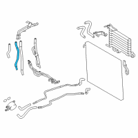 OEM 2019 Lexus GX460 Hose, Transmission Oil Cooler Diagram - 32943-35050