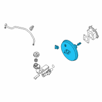 OEM 2010 Nissan Sentra Master Vacuum Assembly Diagram - 47210-ET00A
