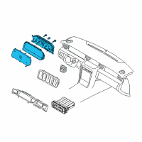 OEM 2004 Kia Amanti Cluster Assembly-Instrument Diagram - 940013F410