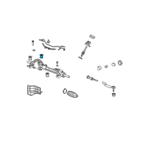 OEM 2009 Acura TSX Bush, Steering Gear Box Mounting Diagram - 53685-TL0-G21