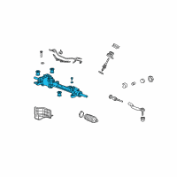 OEM Acura Box, Steering Gear Diagram - 53601-TL1-G03