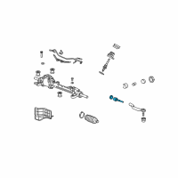 OEM 2014 Acura TSX End, Rack Diagram - 53610-TL1-G01
