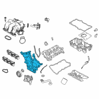 OEM Lincoln Front Cover Diagram - 8E5Z-6019-A