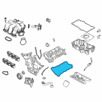 OEM Mercury Milan Valve Cover Gasket Diagram - 6E5Z-6584-AA