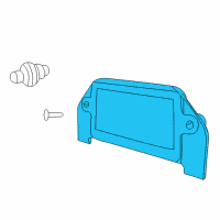 OEM 2012 Dodge Charger Lamp-License Plate Diagram - 4805846AB