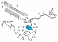 OEM 2021 Ford F-150 OIL COOLER ASY Diagram - ML3Z-7869-B