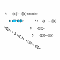OEM Kia Rio Inner Set Diagram - 0K30D22520