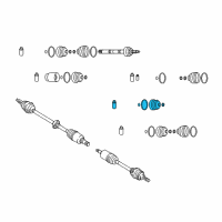 OEM Kia Rio Boot Set-In Joint Diagram - KK38822540