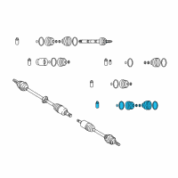 OEM 2003 Kia Rio Boot Set Diagram - KK3882253X