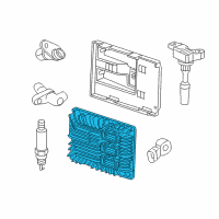 OEM Cadillac ATS ECM Diagram - 12659039