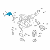 OEM 2005 Chevrolet Impala Upper Bracket Diagram - 24506488