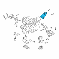 OEM 1997 Buick Regal Strut Front Bracket Diagram - 24503458