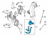 OEM Jeep Sensor-Differential Pressure Diagram - 68490061AA