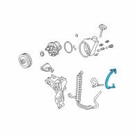 OEM 2010 Chevrolet Silverado 1500 Pressure Hose Diagram - 25858604