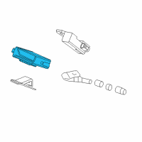 OEM 2014 Acura RDX TPMS Unit Diagram - 39350-TX4-A01