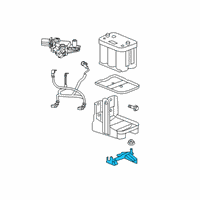 OEM 2009 Dodge Journey RETAINER-Battery Diagram - 5116495AB