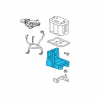 OEM Dodge Tray-Battery Diagram - 5178247AB