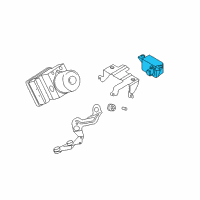 OEM BMW 330i Yaw Rate Speed Sensor Diagram - 34-52-6-764-018