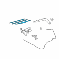 OEM 2009 Scion xB Rear Blade Diagram - 85242-12110