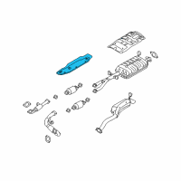 OEM Kia Borrego Protector-Heat Front Diagram - 287912J000